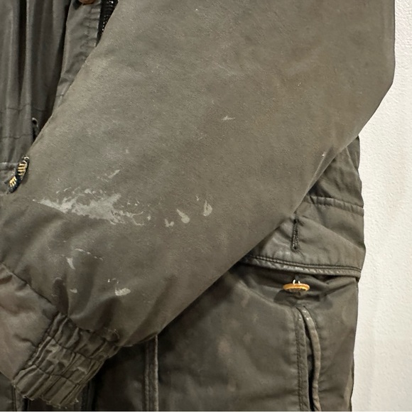 Triple Fat Goose Men's Coat Fur Lined Hood Medium M AS IS - Picture 6 of 16